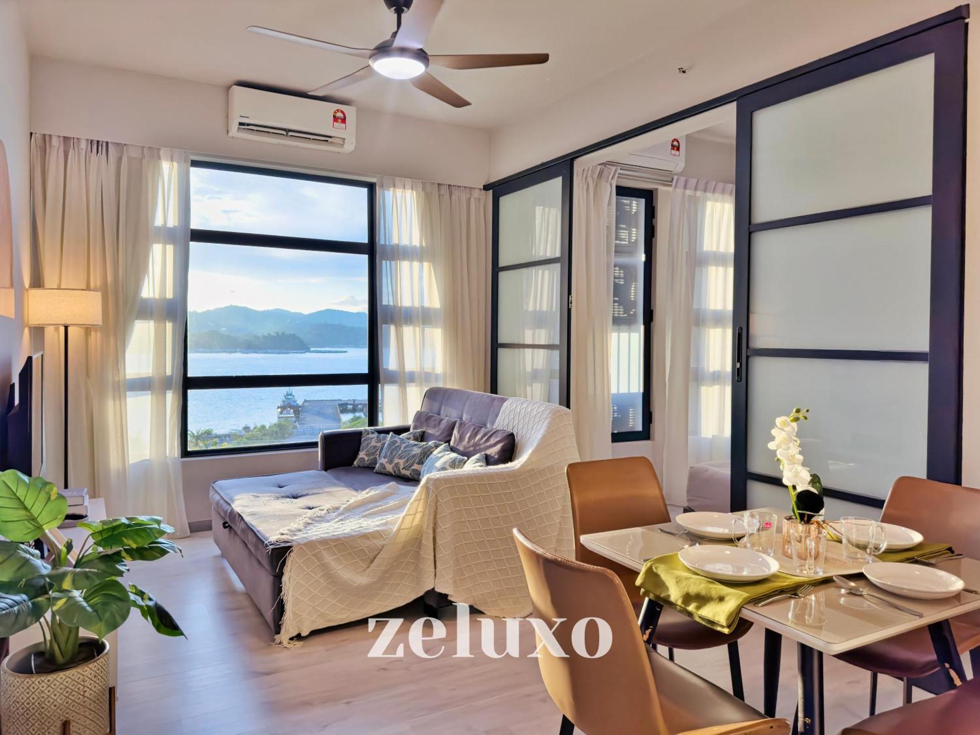 #5 Jesselton Quay City Pads Seaview By Zeluxo Kota Kinabalu Exterior foto