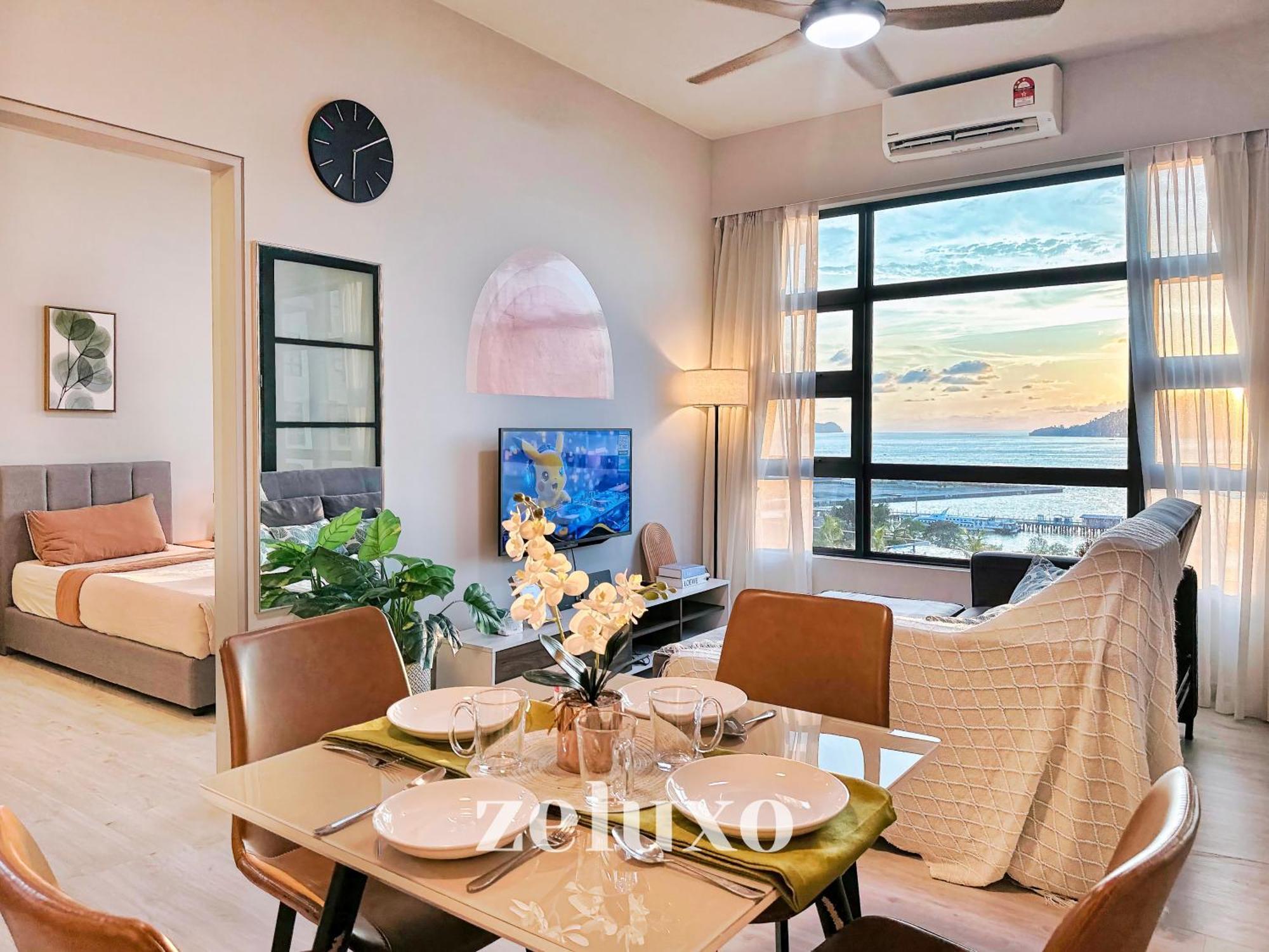 #5 Jesselton Quay City Pads Seaview By Zeluxo Kota Kinabalu Exterior foto